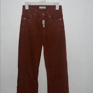 LOFT Rust Denim Pants